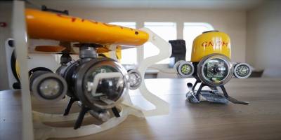 Su altında dalgıçların inemediği bölümlerdeki kazılar robotlarla yapılıyor