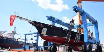 Türkiye'nin en lüks guleti “Sallyna” denize indirildi