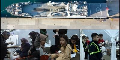 TCG Bayraktar depremzedelere "nefes" oldu