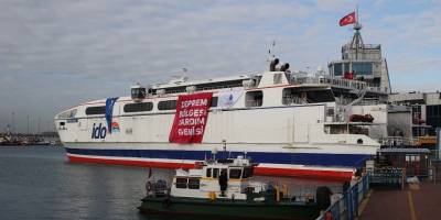 İBB'nin iki feribotu Hatay'a gidecek