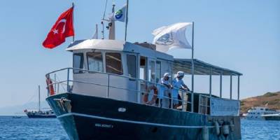 Teknelerden toplanan çöpler geri dönüşüme kazandırılıyor