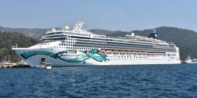 Marmaris'e "Norwegian Jade" ile 2 bin 100 turist geldi