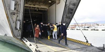 Deprem bölgesinden 659 vatandaş deniz yoluyla tahliye edildi