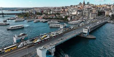 Galata Köprüsü'nün 1. etap çalışması tamamlandı