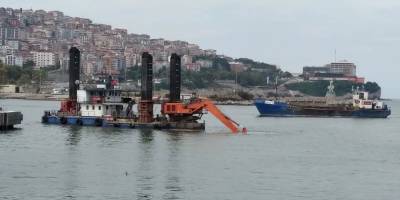 Zonguldak Limanı'nda dip temizliği başladı