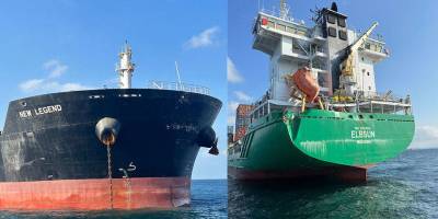 Yassıada açıklarında çatışan iki gemi Ahırkapı'ya demirletildi