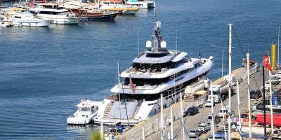 Lüks yat Polestar'a Fethiye'de yakıt ikmali yapıldı