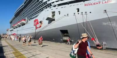 "Resilient Lady" kruvaziyeriyle Bodrum'a 2300 turist geldi