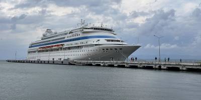 Panama bandıralı kruvaziyer "Astoria Grande" Sinop'a geldi