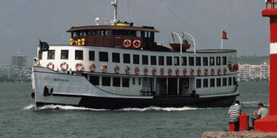 Bergama Vapuru karaya oturdu