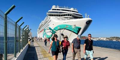 Muğla'da kruvaziyer hareketliliği sürüyor