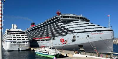 Bodrum'a iki kruvaziyerle 2741 turisti geldi