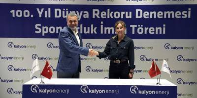 Kalyon Enerji, Şahika Ercümen’in 100. Yıl Cumhuriyet Dalışına sponsor oldu