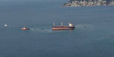 Maltepe'de karaya oturan Komoros bayraklı kargo gemisi kurtarıldı