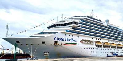 Rotasını İsrail'den İzmir'e çeviren "Costa Pacifica" limana yanaştı