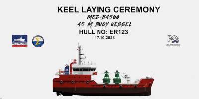 Med Marine, ‘Buoy Tender’ gemisi için tören düzenledi
