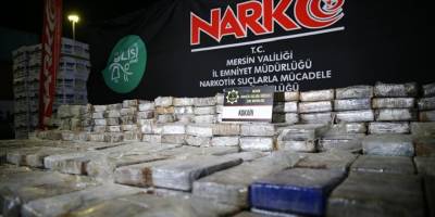 Mersin Limanı'nda 610 kilogram kokain ele geçirildi