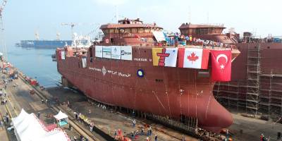 Tersan Tersanesi, INUKSUK II’yi denize indirdi