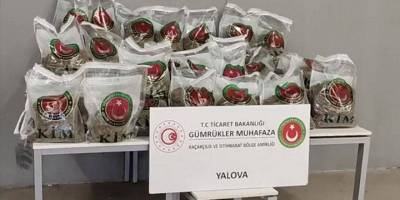 Yalova’daki liman sahasında 80 kilo esrar ele geçirildi