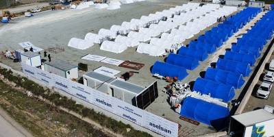 ASELSAN Hatay'a Afet ve Lojistik Merkezi kurdu