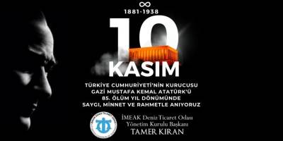 Tamer Kıran'dan 10 Kasım mesajı