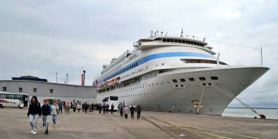 "Astoria Grande" kruvaziyeri Samsun'a geldi