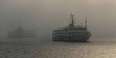 İstanbul'da deniz ulaşımına hava engeli