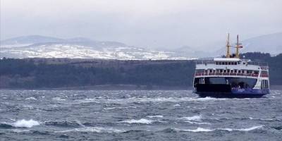 Çanakkale'de feribot seferlerinin bazıları iptal edildi