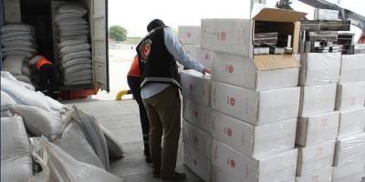 Ambarlı Limanı'nda 75 bin 520 elektronik sigara, 35,2 kilogram kokain ele geçirildi