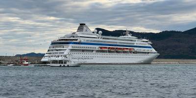 "Astoria Grande" 1015 yolcusuyla Amasra'ya geldi