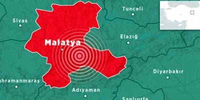 Malatya'da 4,3 büyüklüğünde deprem