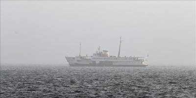 İstanbul'da bazı vapur seferlerine hava muhalefeti engeli