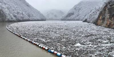 Drina Nehri’nde 5 bin metreküp çöp yüzüyor