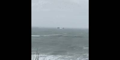 ‘Seamark’ gemisi, ikiye ayrılarak battı