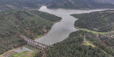 İstanbul barajlarındaki doluluk oranı, yüzde 57,01 seviyesine geldi