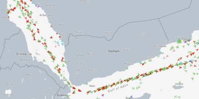 Kızıldeniz'de gemi trafiği yüzde 25 geriledi