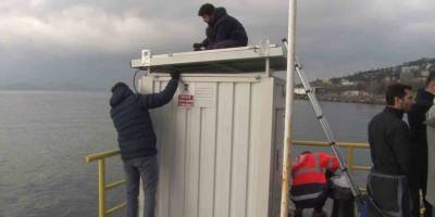 Kartal’da denize gözlem istasyonu kuruldu