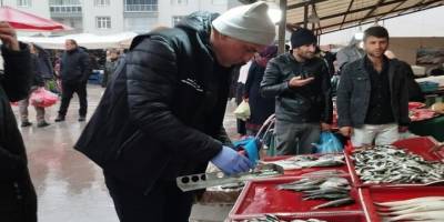 Boy limiti altında balık satışı yapanlara ceza uygulanıyor