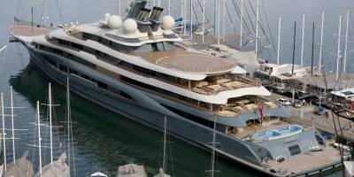 Mega yat "Flying Fox", Fethiye Limanı'na demirledi