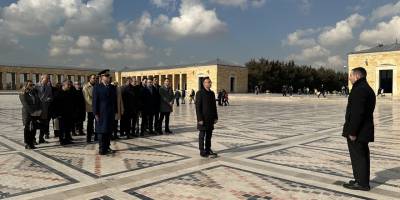 UTİKAD Heyeti Anıtkabir'i ziyaret etti