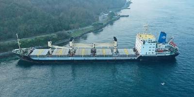 İstanbul Boğazı'ndaki gemi trafiği karaya oturan yük gemisi nedeniyle askıya alındı