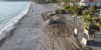 Caretta carettaların yumurtlama alanında otel tahribatı