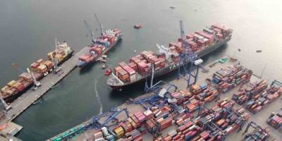 Evyapport'da vinçler devrildi! ( izle )