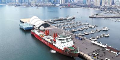 Çin'in araştırma gemisi Antarktika seferini tamamladı