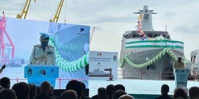 Dearsan'ın, Nijerya Deniz Kuvvetleri için inşa ettiği geminin ikincisi denize indirildi