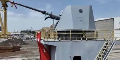 "İlk milli deniz topu, liman ve deniz testlerine hazır hale getirildi"