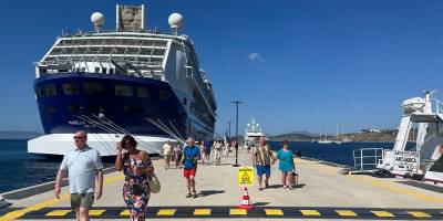 Bodrum'a "Marella Discovery" kruvaziyeriyle 1797 yolcu geldi