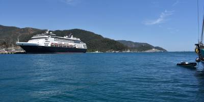 "Vasco Da Gama" kruvaziyeri Marmaris'e geldi