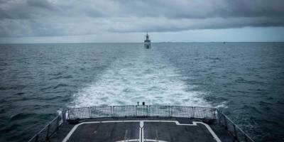 TCG Kınalıada Korveti Tayland Fırkateyniyle Eğitim İcra Etti