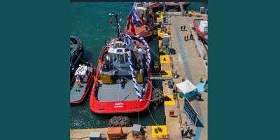 Sanmar, Bulgaristan'a gidecek yeni inşa römorkör için isim verme töreni düzenledi